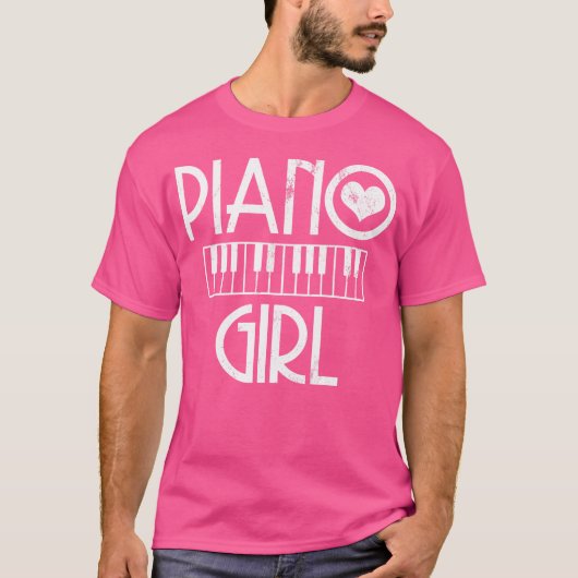 Piano T-shirt (Voorkant)