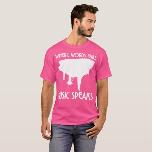 Piano T-shirt (Voorkant volledig)