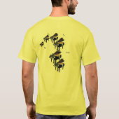 Piano-t-shirt T-shirt (Achterkant)