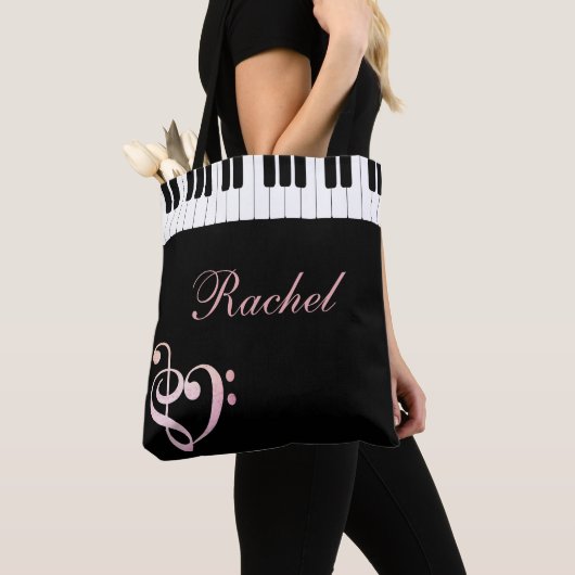Piano-Tas Tote Bag (Dichtbij)