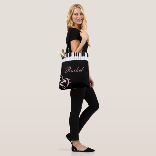 Piano-Tas Tote Bag (Op model)