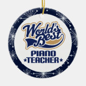 Piano Teacher Gift Ornament (Voorkant)