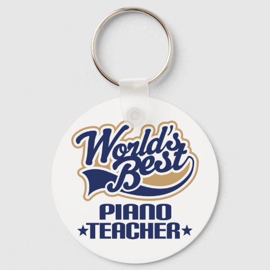 Piano Teacher Gift Sleutelhanger (Voorkant)