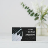 Piano Teacher Lijst Visitekaartje (Staand voorkant)