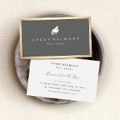 Piano Teacher Music Visitekaartje