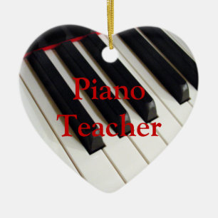 Piano Teacher Ornament