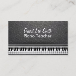 Piano Teacher Visitekaartje
