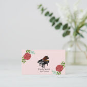 Piano Teacher Visitekaartje (Staand voorkant)