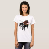 Piano Tee shirt (Voorkant volledig)