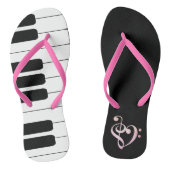 Piano-Teenslippers Teenslippers (Voetbed)