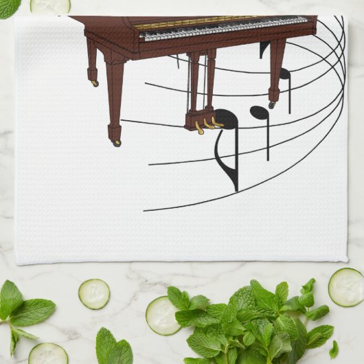 Piano Theedoek (Gevouwen)