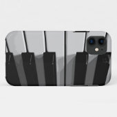 Piano Toetsen iPhone Hoesje (Achterkant (horizontaal))