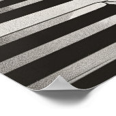 Piano toetsen muziek minimalistische line art poster (Hoek)