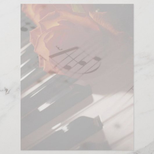 Piano Toetsen & Roos Flyer (Voorkant)