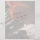 Piano Toetsen & Roos Flyer (Achterkant)