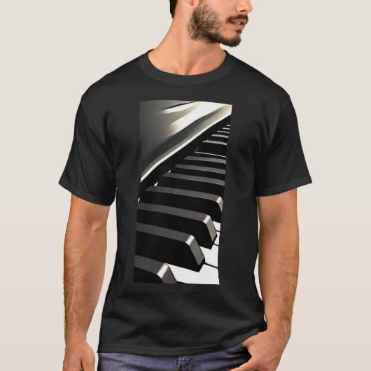 PIANO TOETSEN  T-SHIRT (Voorkant)