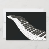 Piano Toetsen Uitnodigingen (Voorkant)