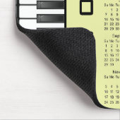 Piano Toetsenbord 2024 Kalender Mousepad Muismat (Hoek)