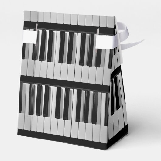 Piano Toetsenbord Aangepaste Favoriet Box Bedankdoosjes (Achterkant)