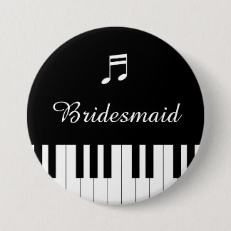 Piano Toetsenbord Bruiloft Button Bruidsmeisje