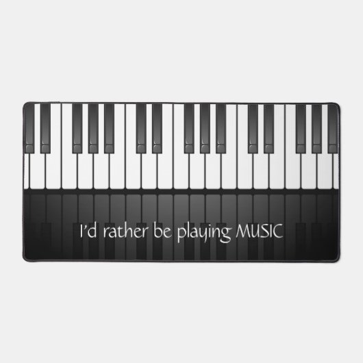 Piano Toetsenbord Design Desk Mat (Voorkant)