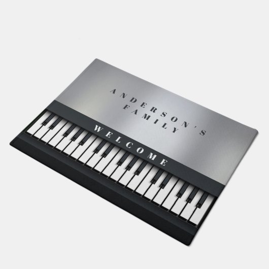 Piano toetsenbord deurmat (Schuin)