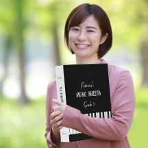 Piano-toetsenbord en aanpasbare tekst zwart-wit