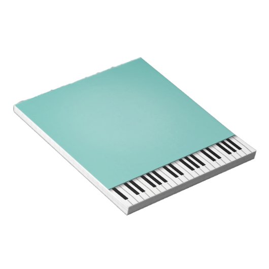 Piano-toetsenbord Fun Aqua 5.5x6-muziek Notitieblok (Schuin)