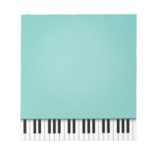 Piano-toetsenbord Fun Aqua 5.5x6-muziek Notitieblok