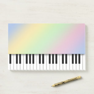 Piano-toetsenbord Fun Rainbow-muziek Post-it® Notes