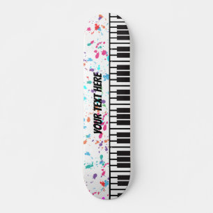 Piano Toetsenbord Gepersonaliseerde muzikant Persoonlijk Skateboard