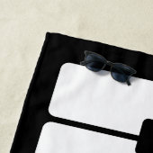 Piano Toetsenbord Gepersonaliseerde muzikant Strandlaken (In situ)