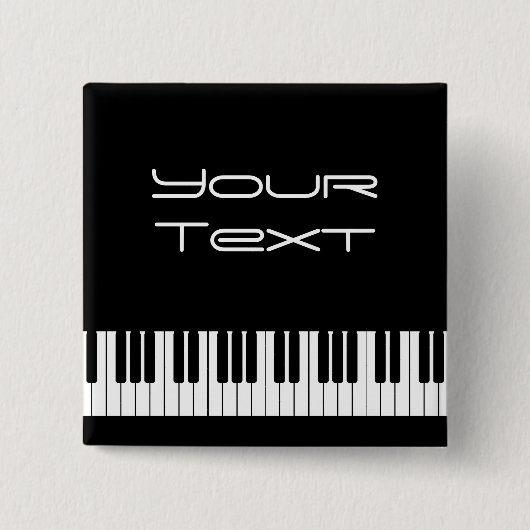 Piano-toetsenbord in achterste Button (Voorkant)