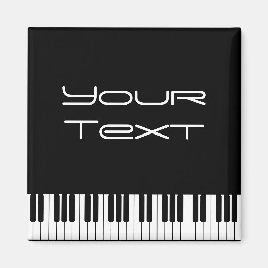 Piano-toetsenbord Magnet (Voorkant)