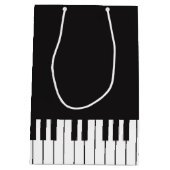 Piano-toetsenbord met cadeau medium cadeauzakje (Achterkant)