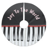 Piano toetsenbord met citaat kerstboom rok (Voorkant)