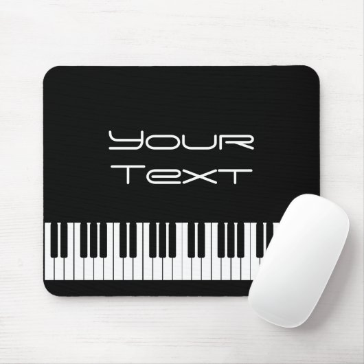 Piano-toetsenbord Mousepad Muismat (Met muis)