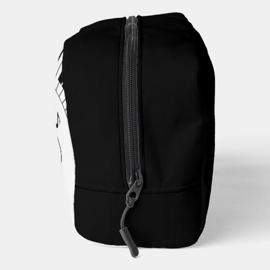 Piano Toetsenbord Muziek Ontwerp w / Naam Toilettasje (Rechts)