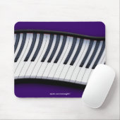 Piano Toetsenbord Muziek-thema Mousepad Muismat (Met muis)