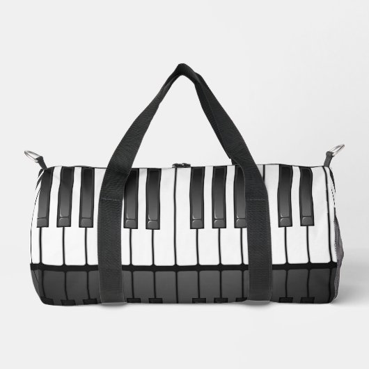 Piano Toetsenbord Ontwerp Duffel Bag Plunjezak (Voorkant)