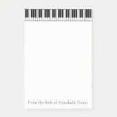 Piano-toetsenbord personaliseren post-it® notes (Voorkant)
