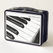 Piano Toetsenbord Sleutels Gepersonaliseerde Muzie (Voorkant)