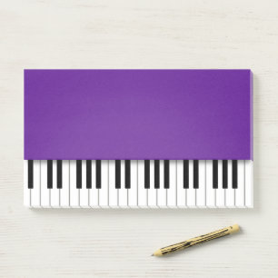 Piano-toetsenbord voor Paarse muziek Post-it® Notes