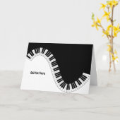 Piano Toetsenbord Waves SJABLOON (Gele Bloem)