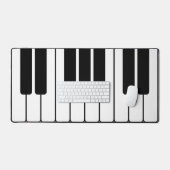 Piano toetsenbord zwart-wit jumbo nieuwigheidstoet bureaumat (Keyboard & Muis)