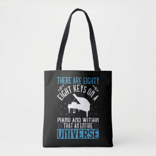 Piano - tote bag