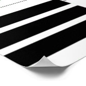 Piano Treble Clef Poster (Hoek)