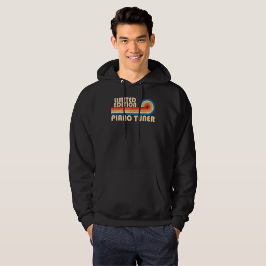 PIANO TUNER Funny Job Title Vorderingen Woensdag Hoodie (Voorkant volledig)