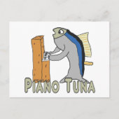 Piano Tuner (tonijn) Briefkaart (Voorkant)