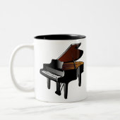 Piano Tweekleurige Koffiemok (Links)